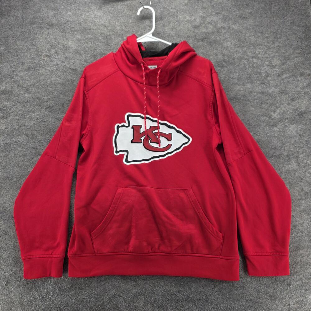 Kansas City Chiefs Sweatshirt Mens M Red NFL Football NFL Team Apparel Hooded